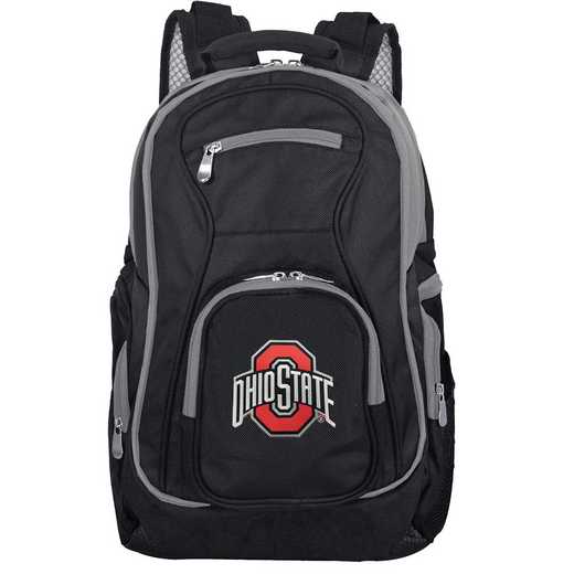 CLOSL708: NCAA Ohio State University Buckeyes Trim color Laptop Backpack